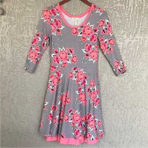 Matilda Jane Marzipan Rose Floral Fit & Flare Midi Dress - Picture 3 of 14
